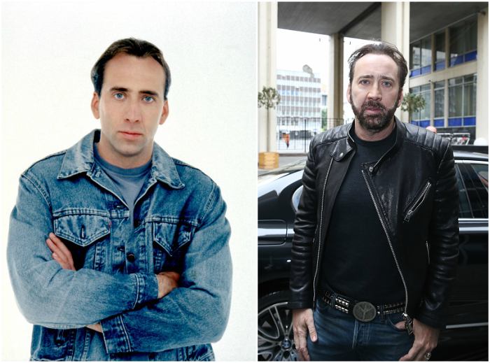 Nicolas Cage's eyes and hair color