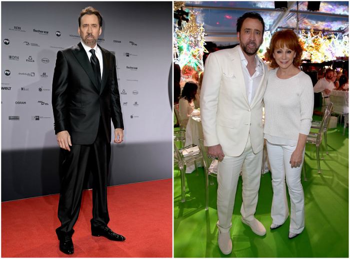 Nicolas Cage's height, weight. To stay in shape he trains