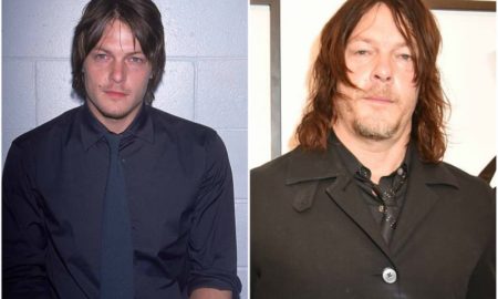Norman Reedus' eyes and hair color