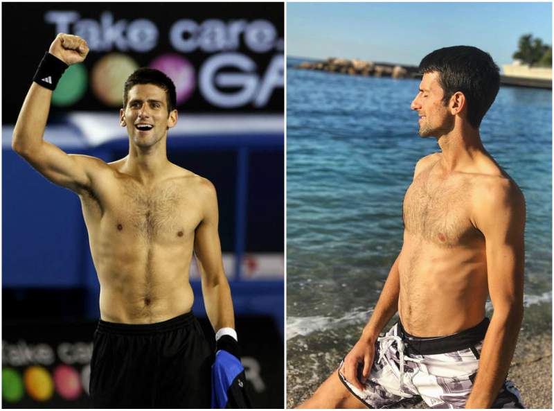 Novak Djokovic's height, weight and body measurements