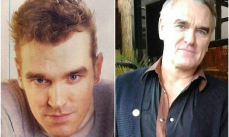 Singer Morrissey’s eyes and hair color