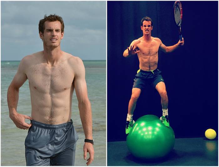 La altura, el peso y las medidas corporales de Andy Murray's height, weight and body measurements