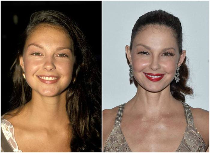 Ashley Judd's eyes and hair color