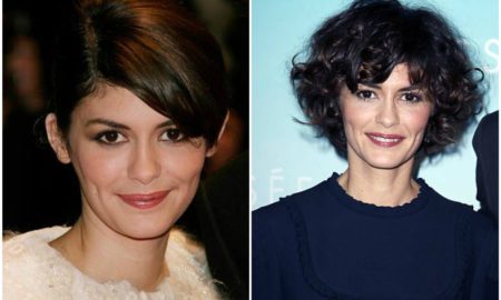 Audrey Tautou's eyes and hair color