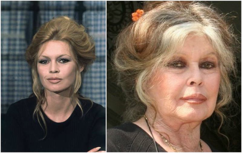 Brigitte Bardot's eyes and hair color