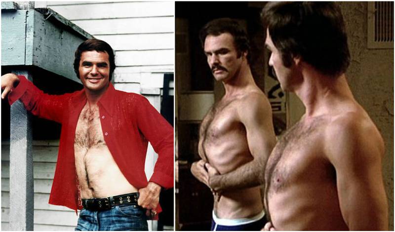 Burt Reynolds' weight - 174 pounds (79 kilos). 