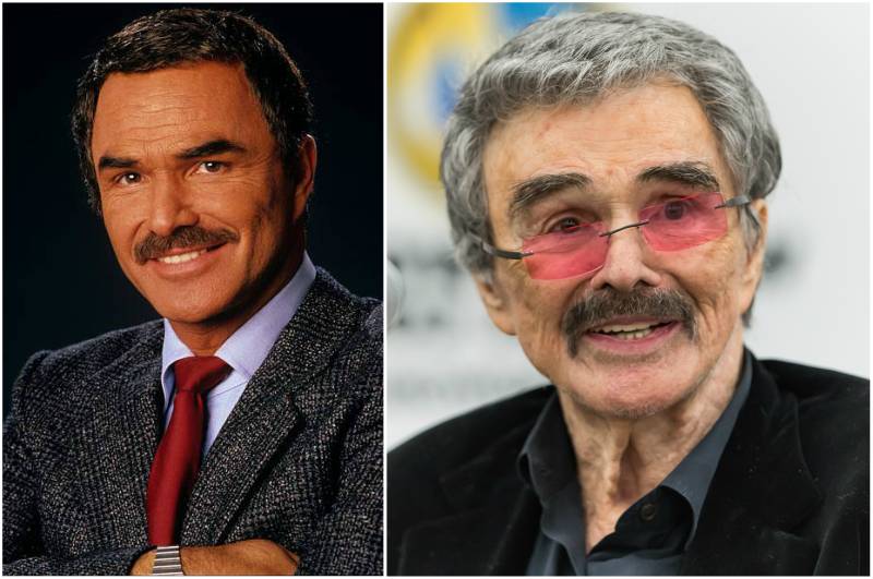 Burt Reynolds' eyes and hair color