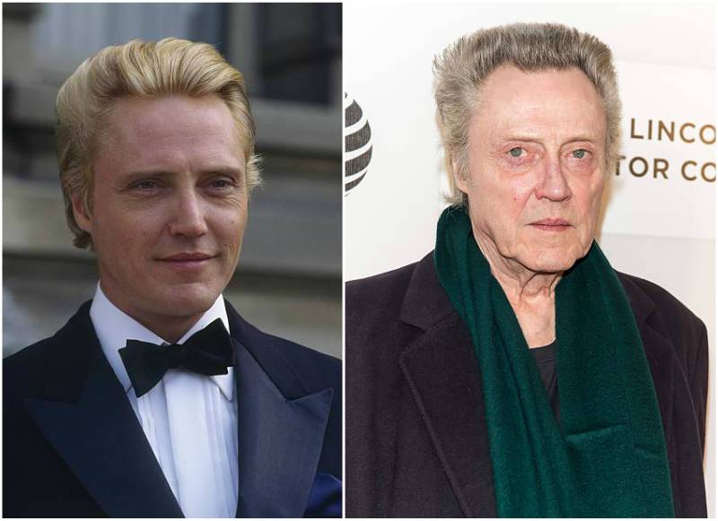 Christopher Walken's eyes and hair color