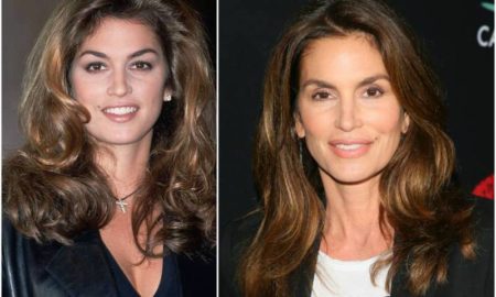Cindy Crawford’s eyes and hair color