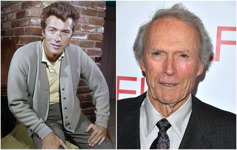 Clint Eastwood's height, weight. Thought aged, but slim ...