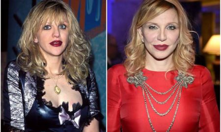 Courtney Love Cobain's eyes and hair color