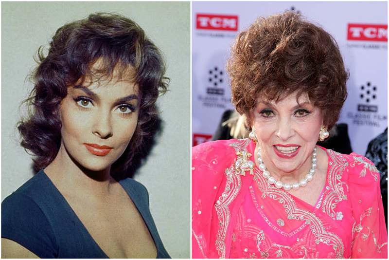 Gina Lollobrigida’s eyes and hair color