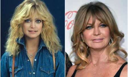 Goldie Hawn's eyes and hair color