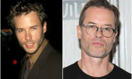 Guy Pearce’s eyes and hair color