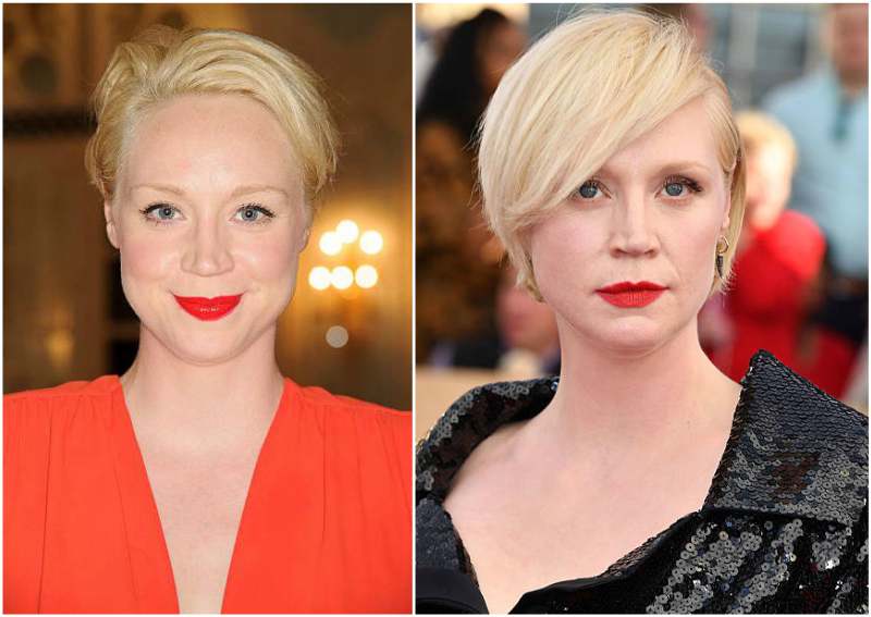 Gwendoline Christie's eyes and hair color