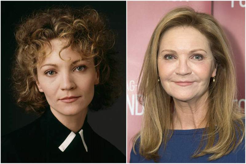 Joan Allen's eyes and hair color