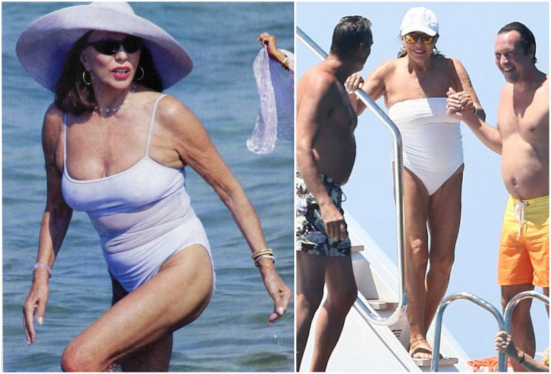 Joan Collins body measurements.