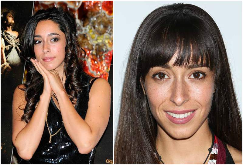 Oona Chaplin's eyes and hair color