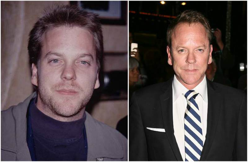 Kiefer Sutherland's height, weight. He is not the best role model