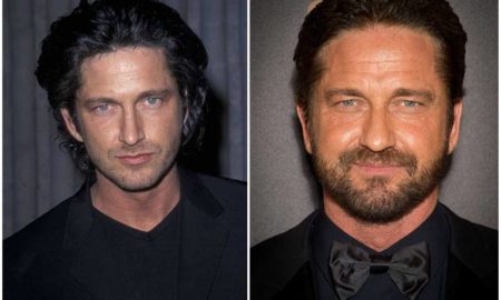 Gerard Butler's eyes and hair color