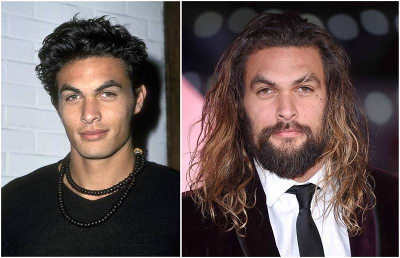 Jason Momoa's eyes and hair color