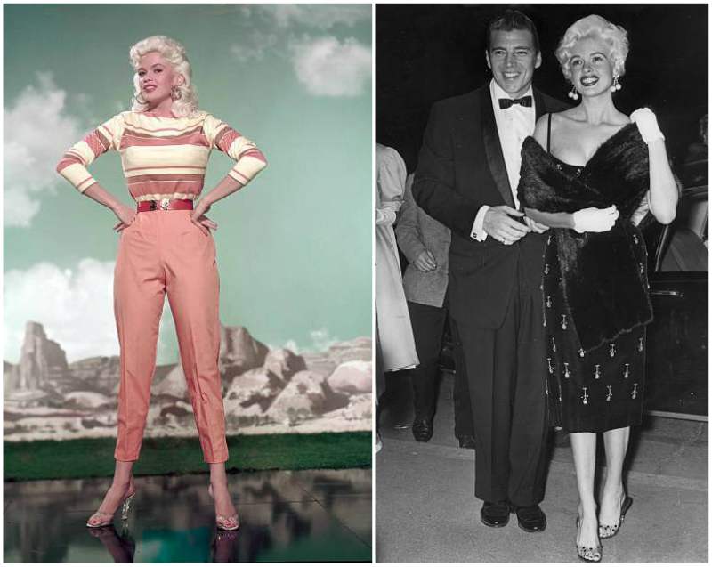 Jayne Mansfield's height, weight and body measurements