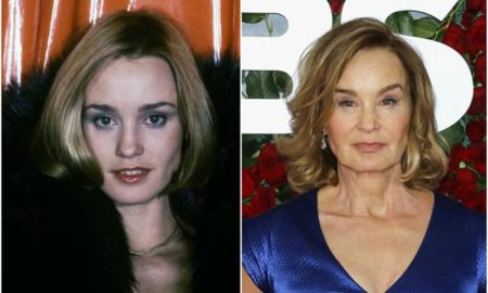 Jessica Lange's eyes and hair color