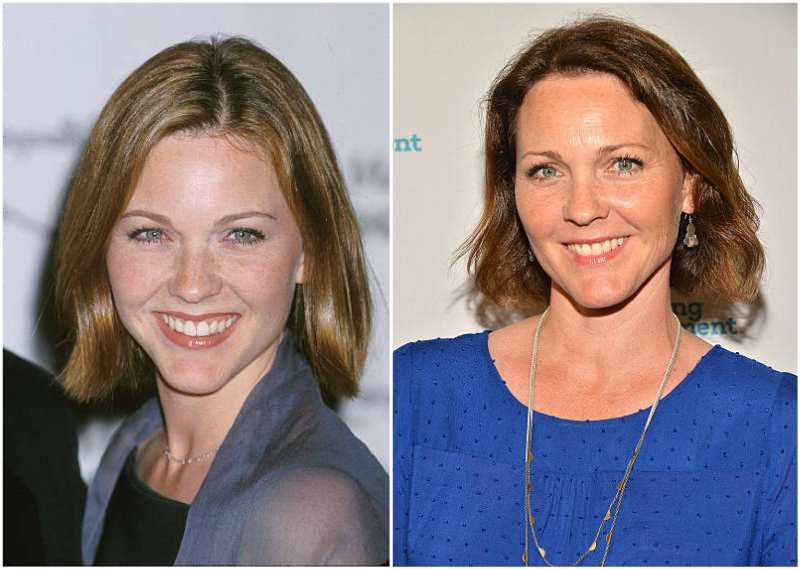 Kelli Williams' eyes and hair color