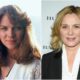 Kim Cattrall's eyes and hair color