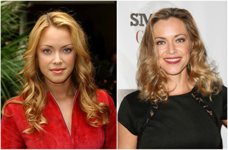 Kristanna Loken's eyes and hair color