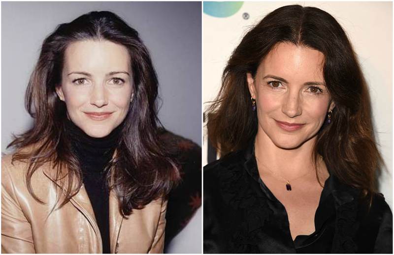 Kristin Davis' eyes and hair color