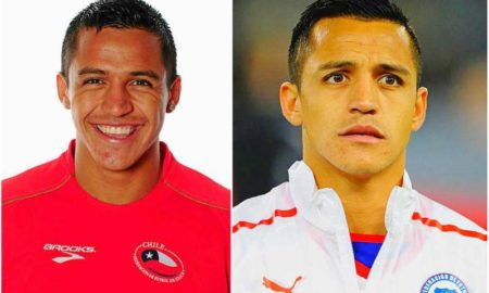 Alexis Sanchez's eyes and hair color