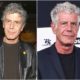 Anthony Bourdain's eyes and hair color