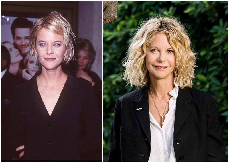 Meg Ryan’s eyes and hair color