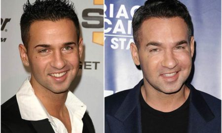 Mike Sorrentino’s eyes and hair color