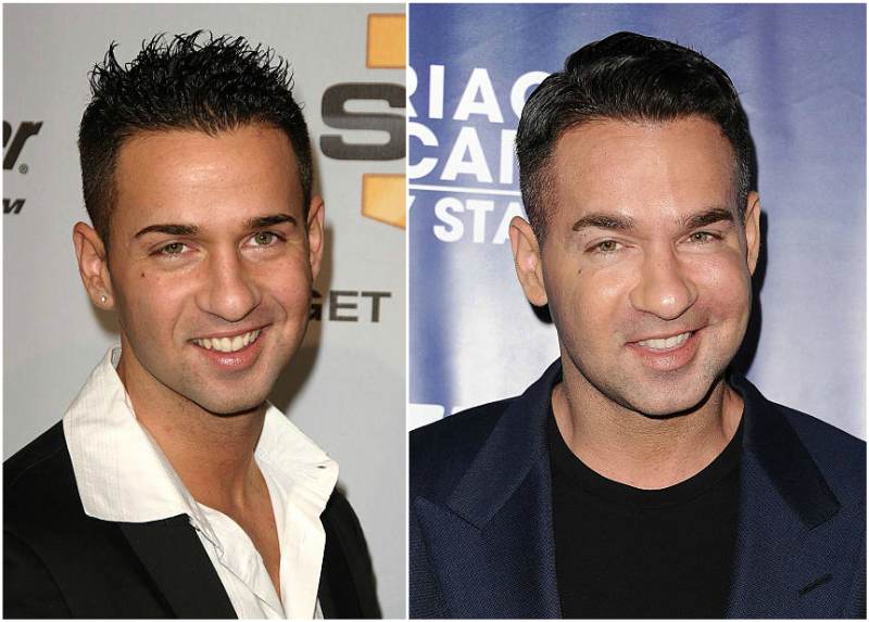 Mike Sorrentino’s eyes and hair color