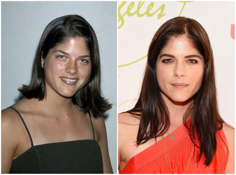 Selma Blair’s eyes and hair color