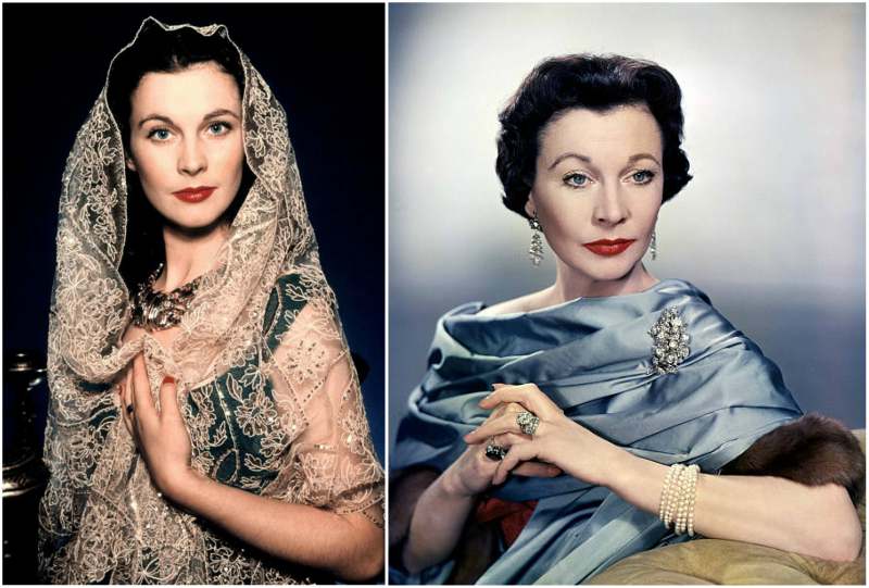 Vivien Leigh’s eyes and hair color