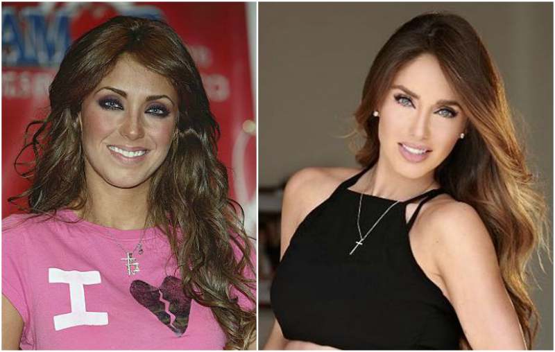 Anahi's eyes and hair color