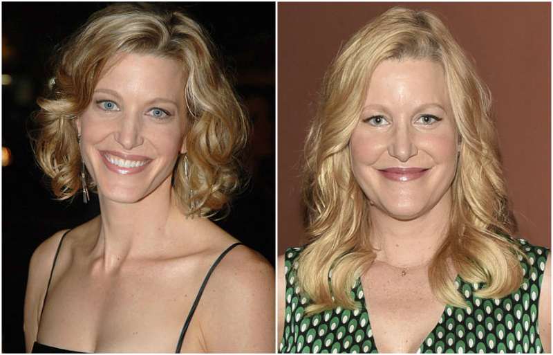 Anna Gunn's eyes and hair color