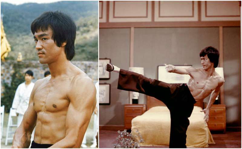 Bruce Lee's height, weight and body measurements
