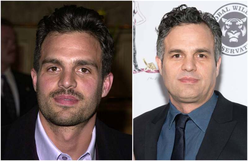 Mark Ruffalo's eyes and hair color