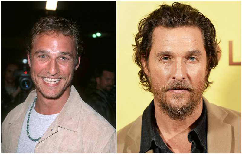 Matthew McConaughey's eyes and hair color