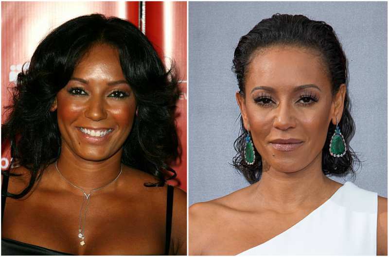 Mel B's eyes and hair color