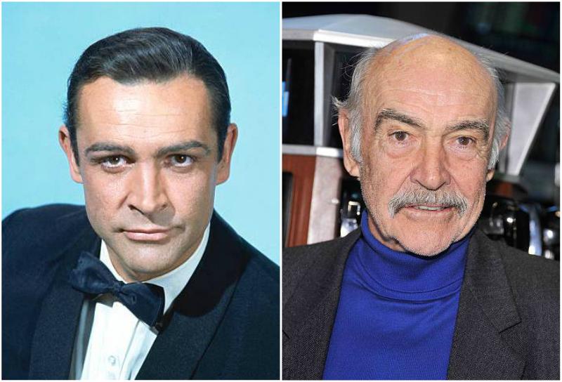 Sean Connery's eyes and hair color