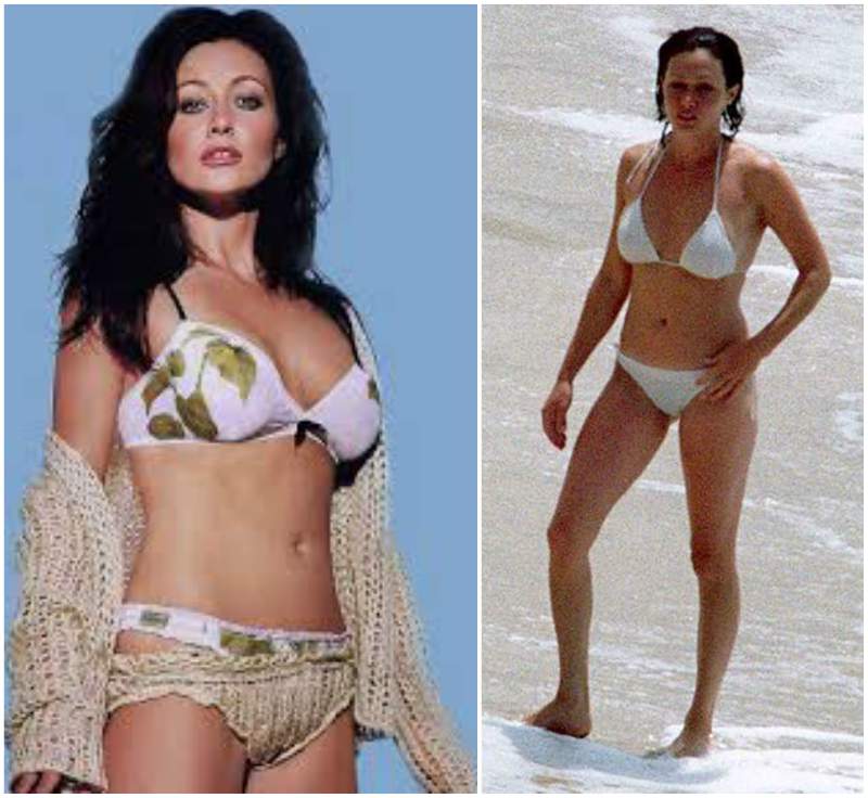 Shannen Doherty body measurements.