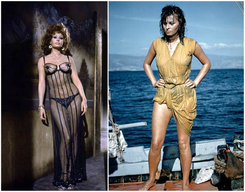 Sophia Loren's height, weight and body measurements