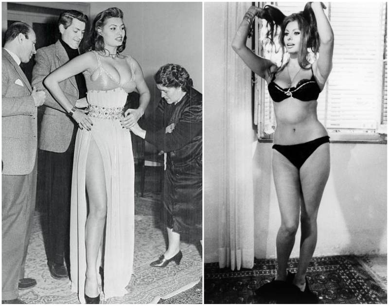 Sophia Loren's height, weight and body measurements. 