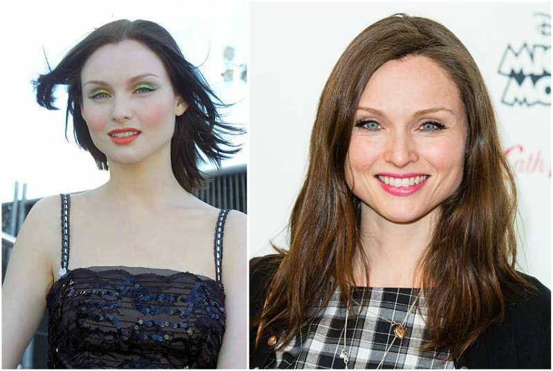 Sophie Ellis-Bextor's eyes and hair color