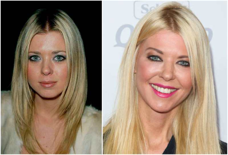 Tara Reid's eyes and hair color